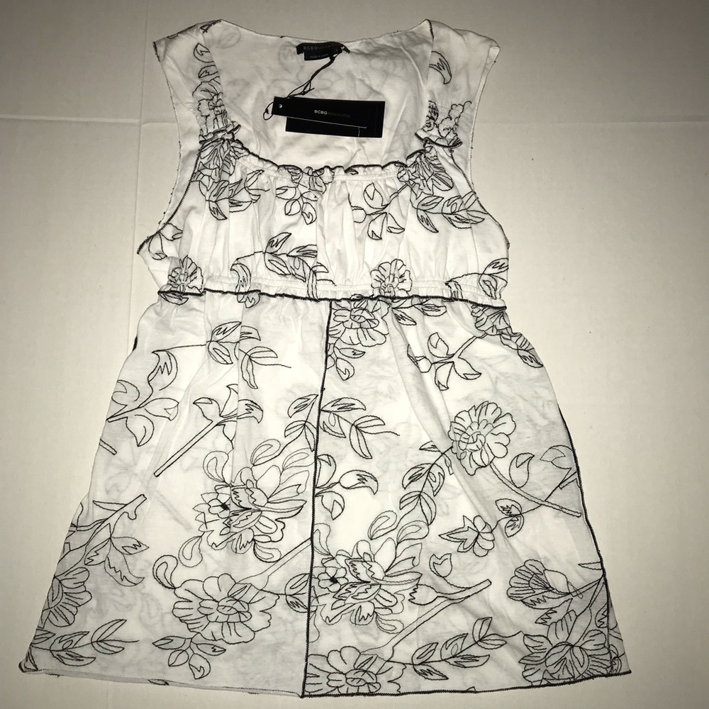 BCBGMAXZRIA Embroidered blouse